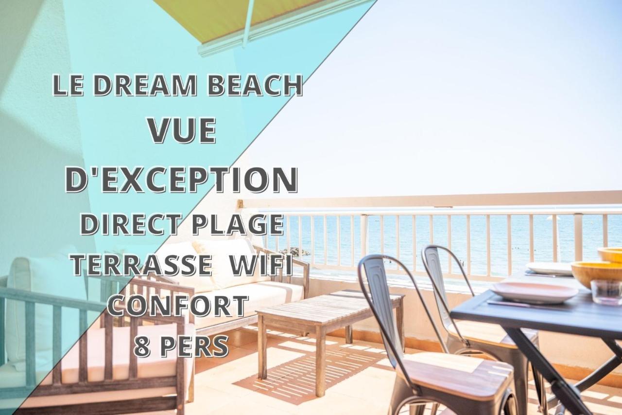 Le Dream Beach-Terrasse-Vue Mer D'Exception-Wifi-Parking - Top Pros Servicesconciergerie パラヴァ・レ・フロ エクステリア 写真